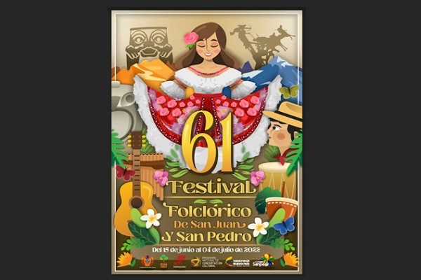 Este será el afiche del Festival del San Pedro 2022