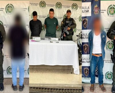 Capturados Extorsionistas