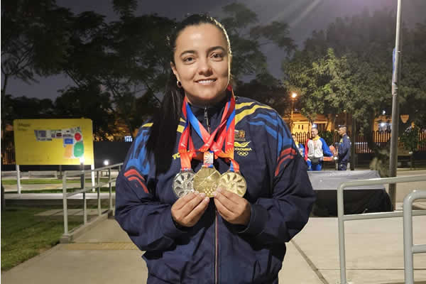 Andrea Cardona, protagonista opita en los Juegos Bolivarianos